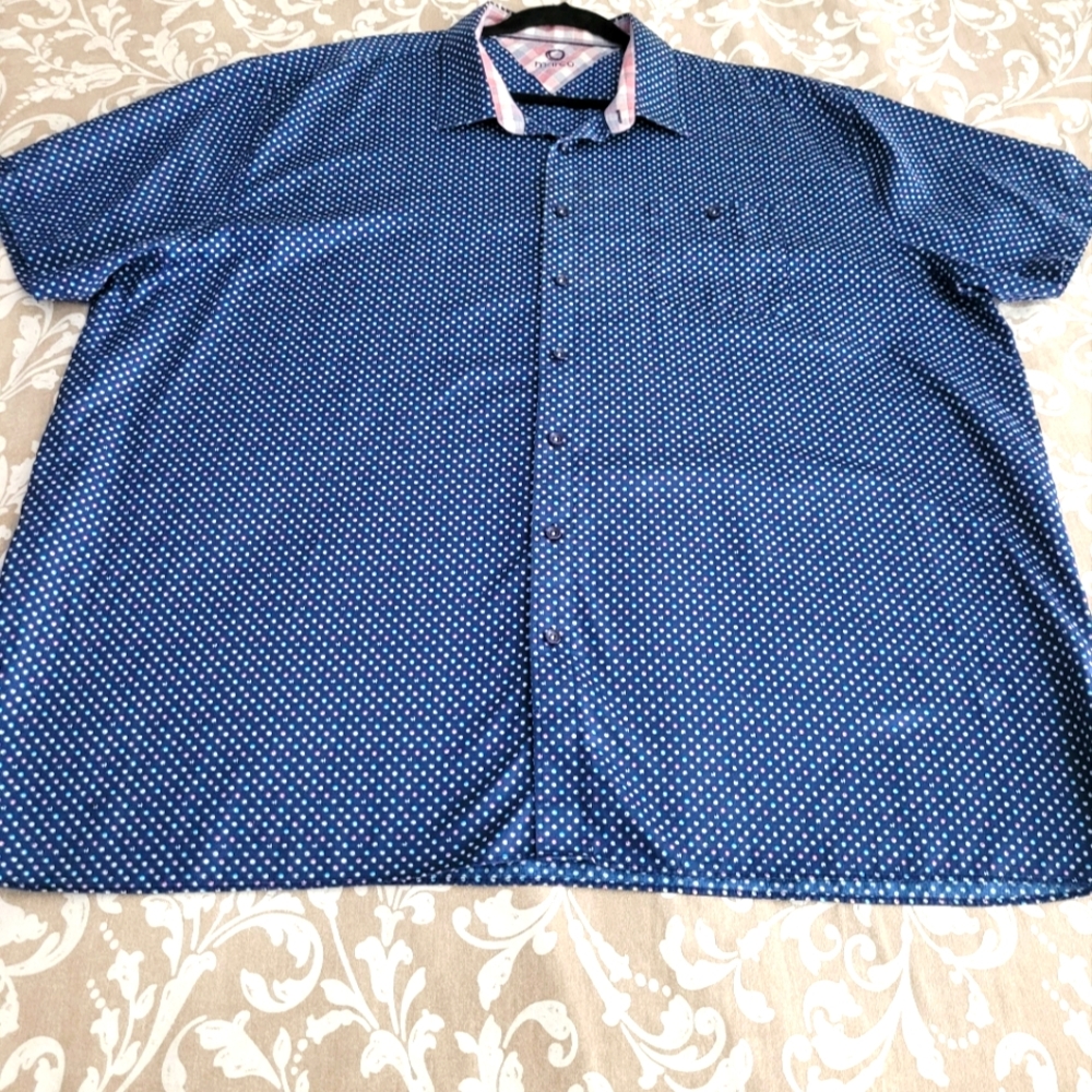 Mens short sleeve dress shirt